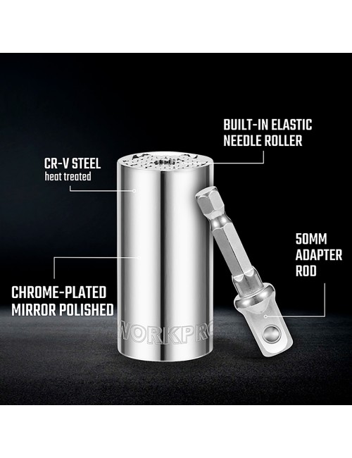 Vaso universal 3/8", 7 - 19 mm