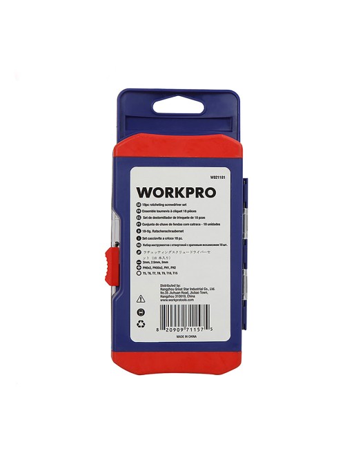 Destornilladores de precisión, 18 piezas