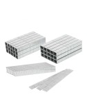 Grapas variadas, 20ga t50 10 mm, 12mm + clavos 18ga f 15 mm, 7500 uds
