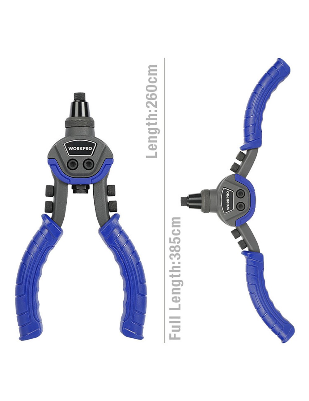 Remachadora manual 250 mm (10")