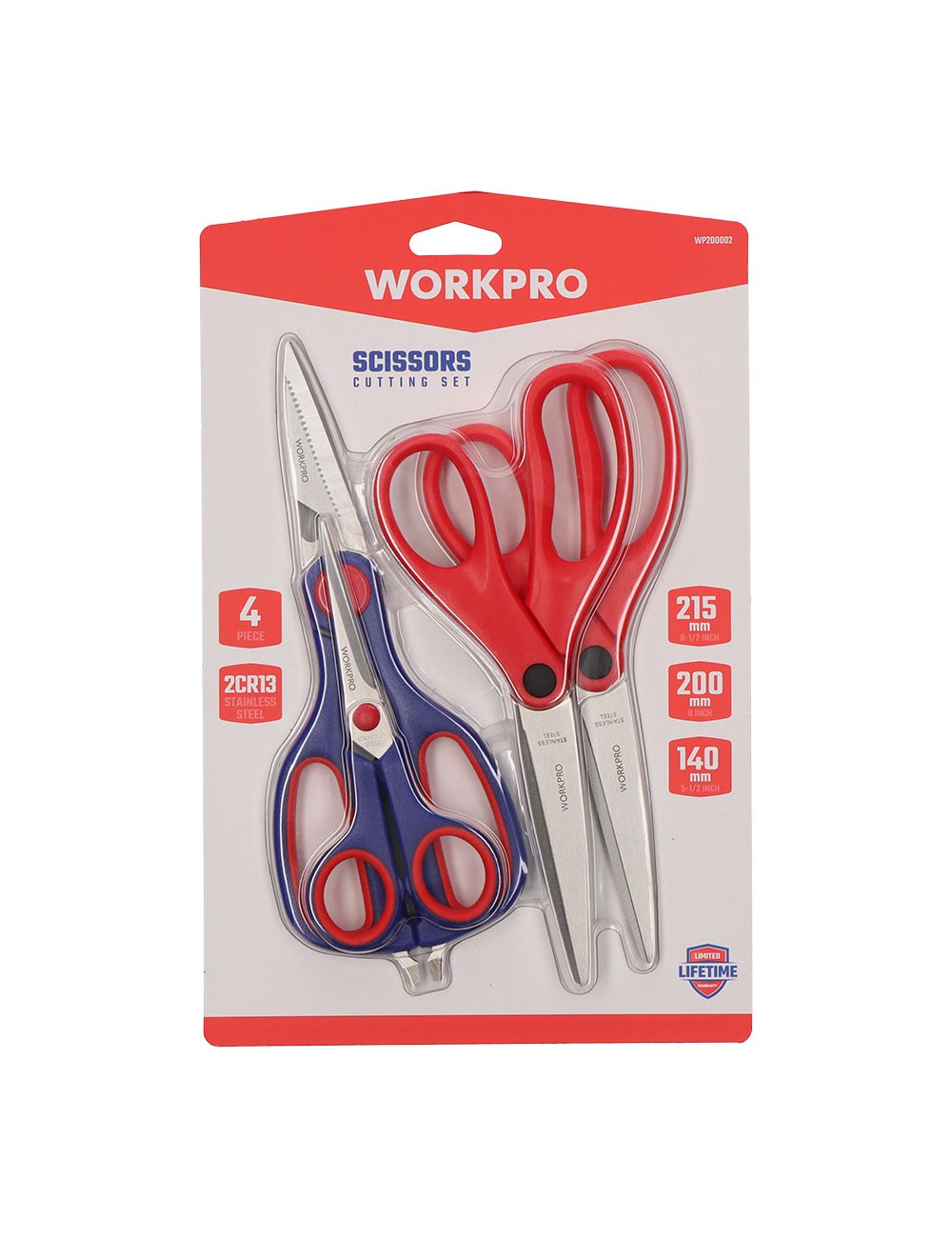 Tijera juego de 4 uds