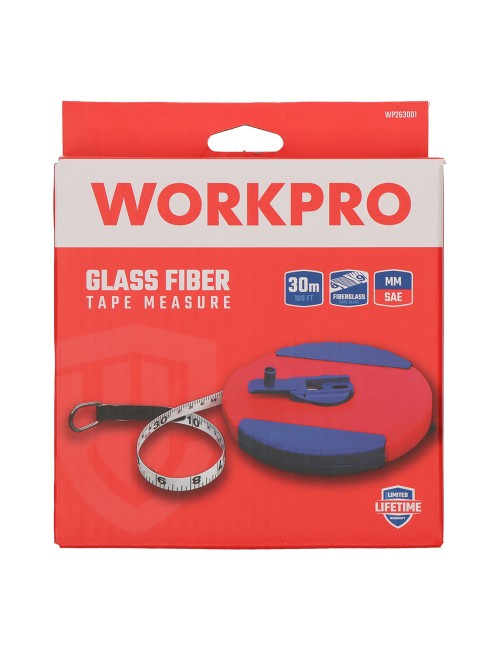 Cinta métrica de fibra de vidrio 30 m