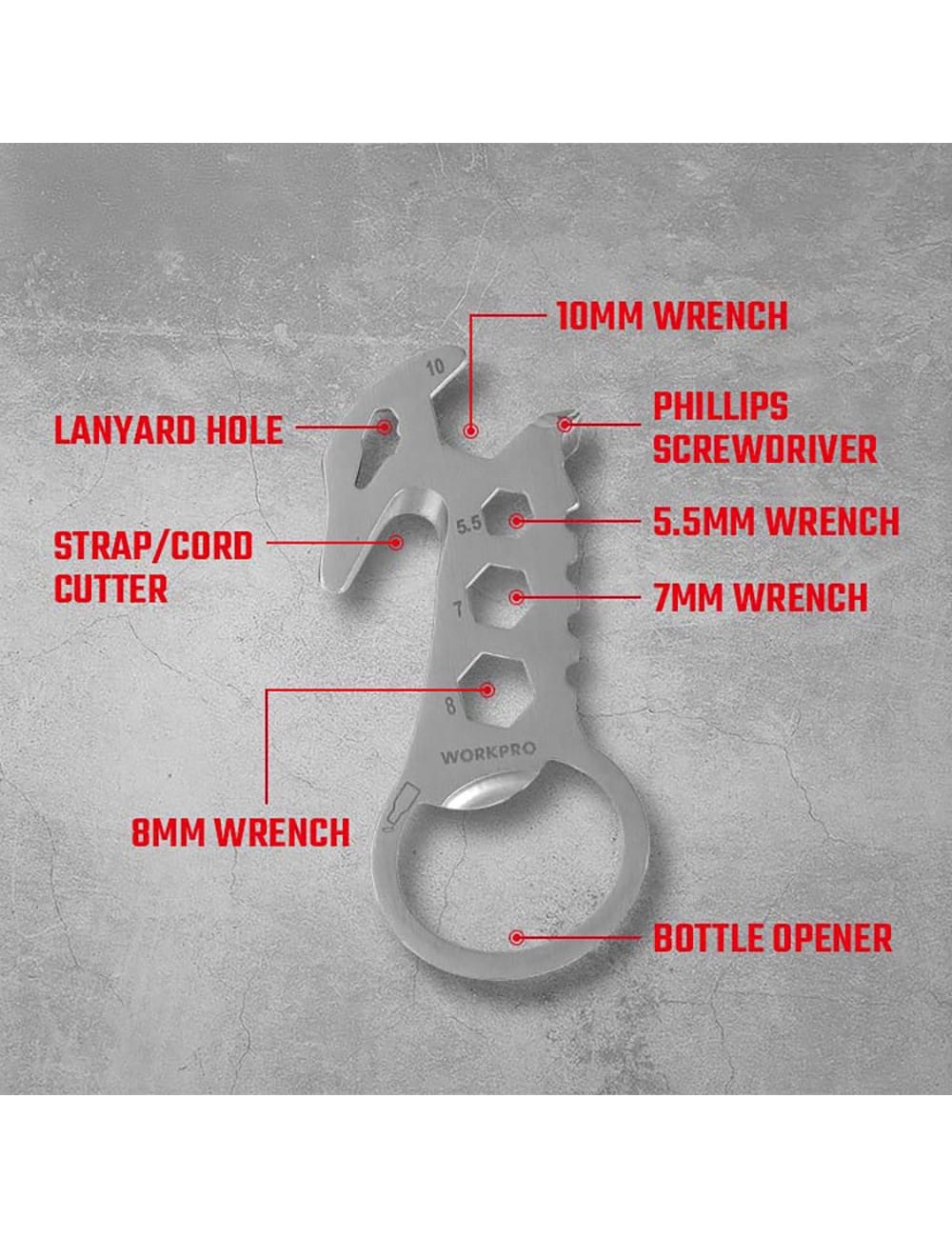 Multiherramienta 8 en 1