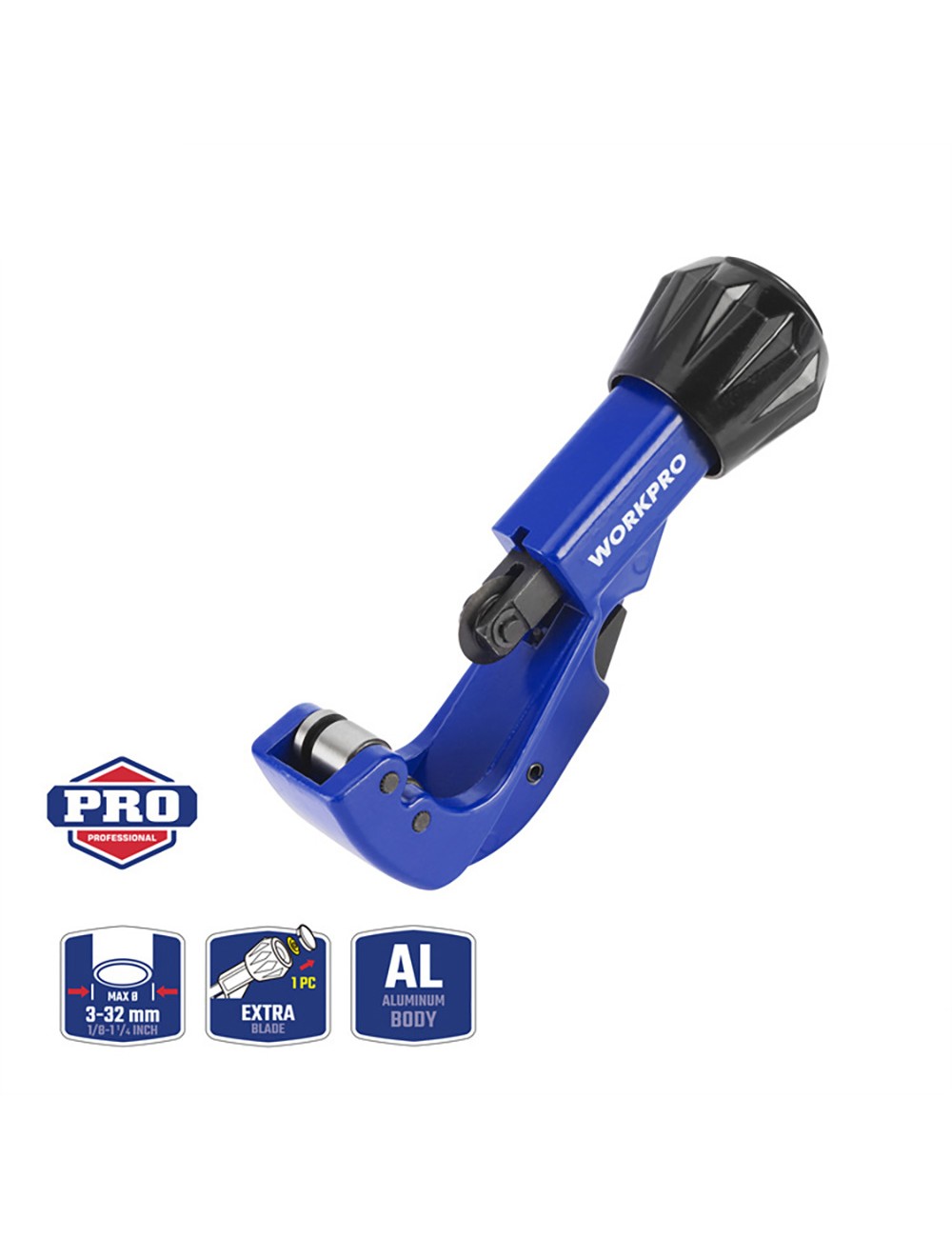 Cortatubos de 3 - 32 mm (1/8" - 1 1/4")