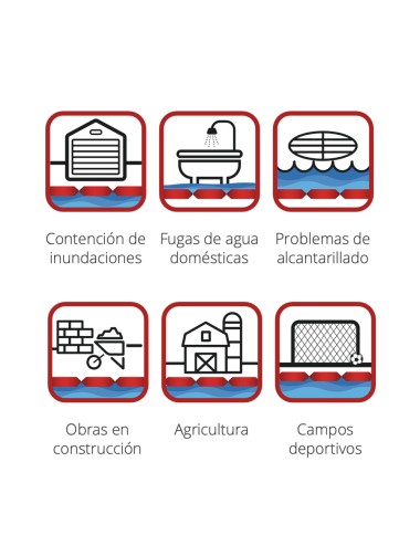 Saco anti-inundaciones hydrosack