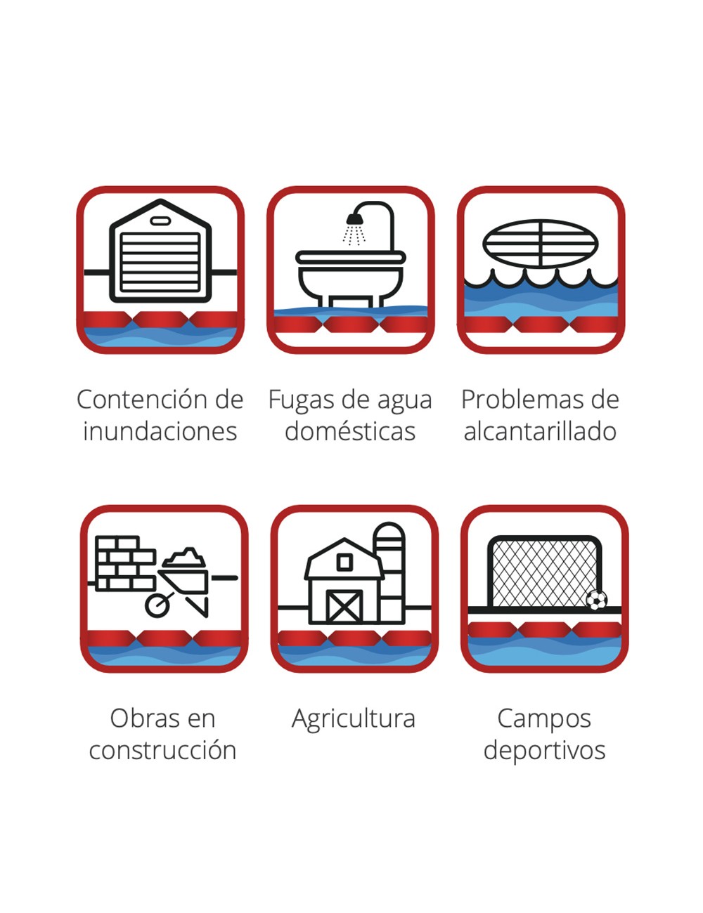 Saco anti-inundaciones hydrosack