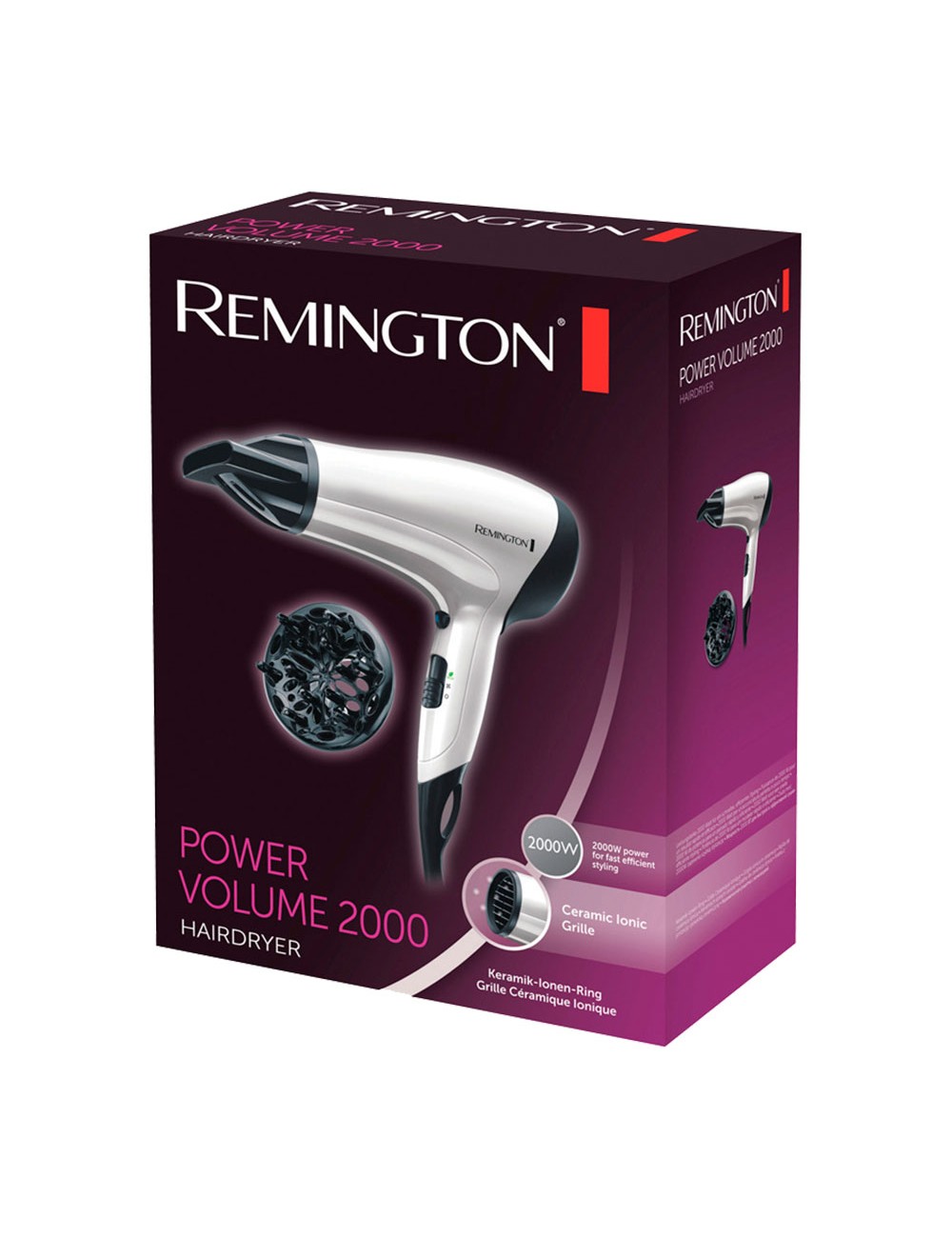 Secador de pelo power volume 2000 w