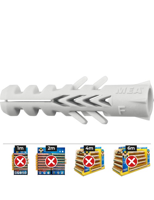 Taco standard f 4, caja 200 uds