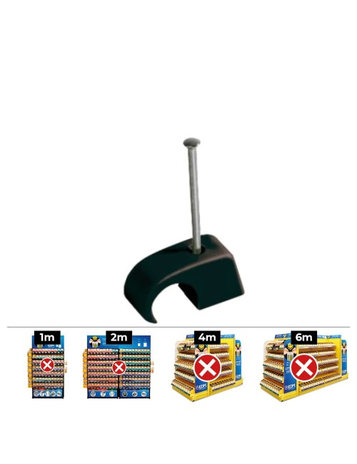 Plastigrap multidiámetro mplg ø10 - 14 mm, negro, caja 100 uds