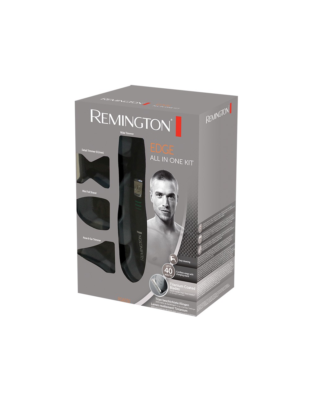 Afeitadora eléctrica recargable 4 x 3 x 16 cm