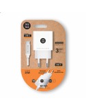Cargador 25 w ultrarrápido pd + cable usb-c blanco