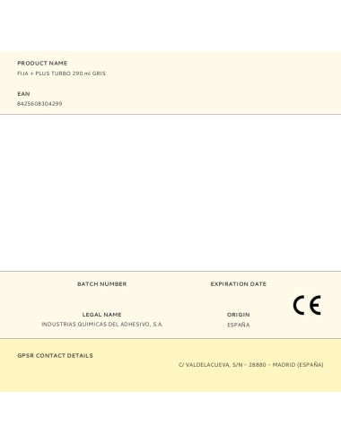 Fija + plus turbo 290 ml gris