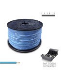 Cablecillo h07z1-k 2,50 mm azul 400 m. ( bobina mediana )