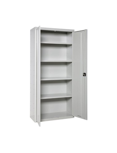 Armario multiusos 2 puertas 4 baldas, 80 x 40 x 180 cm