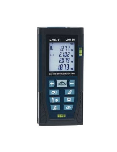 DISTANCIÓMETRO LÁSER LDM 80m