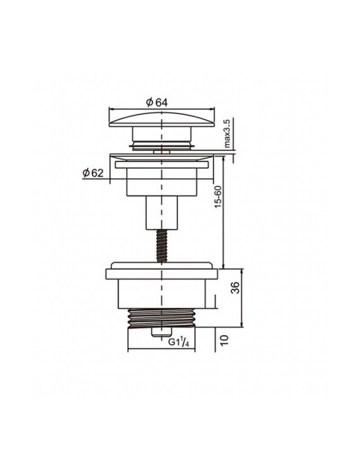 Válvula click-clack