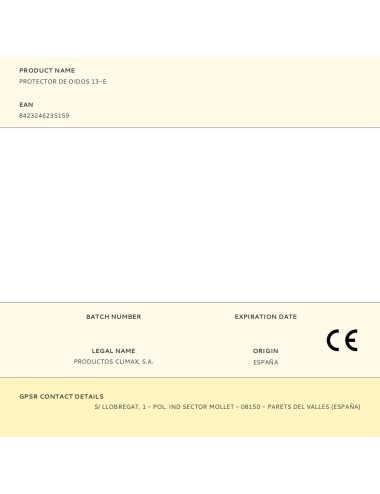 Protector de oidos 13-e