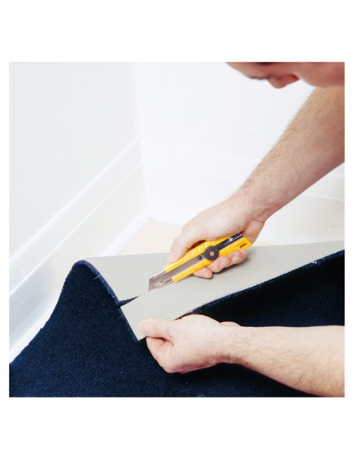 Cúter l-1 con bloqueo manual y cuchilla de 18 mm