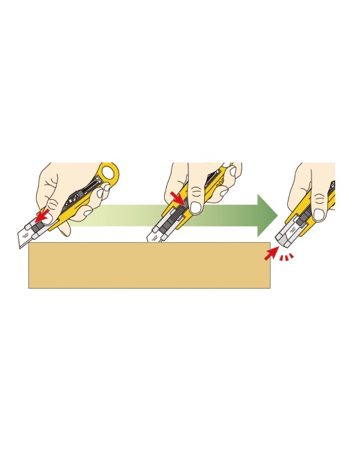 Cúter sk-4 de seguridad con cuchilla trapezoidal de 17,5 mm