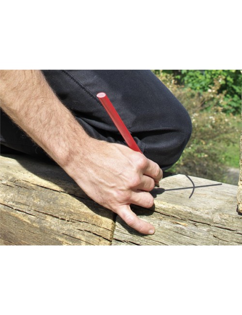 Lápiz de carpintero perfil ovalado