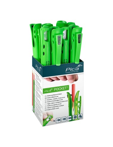 Funda pocket y sacapuntas lápices