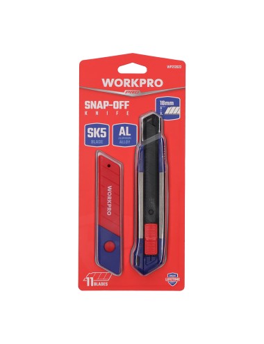 Cúter cierre a presion + 11 cuchillas