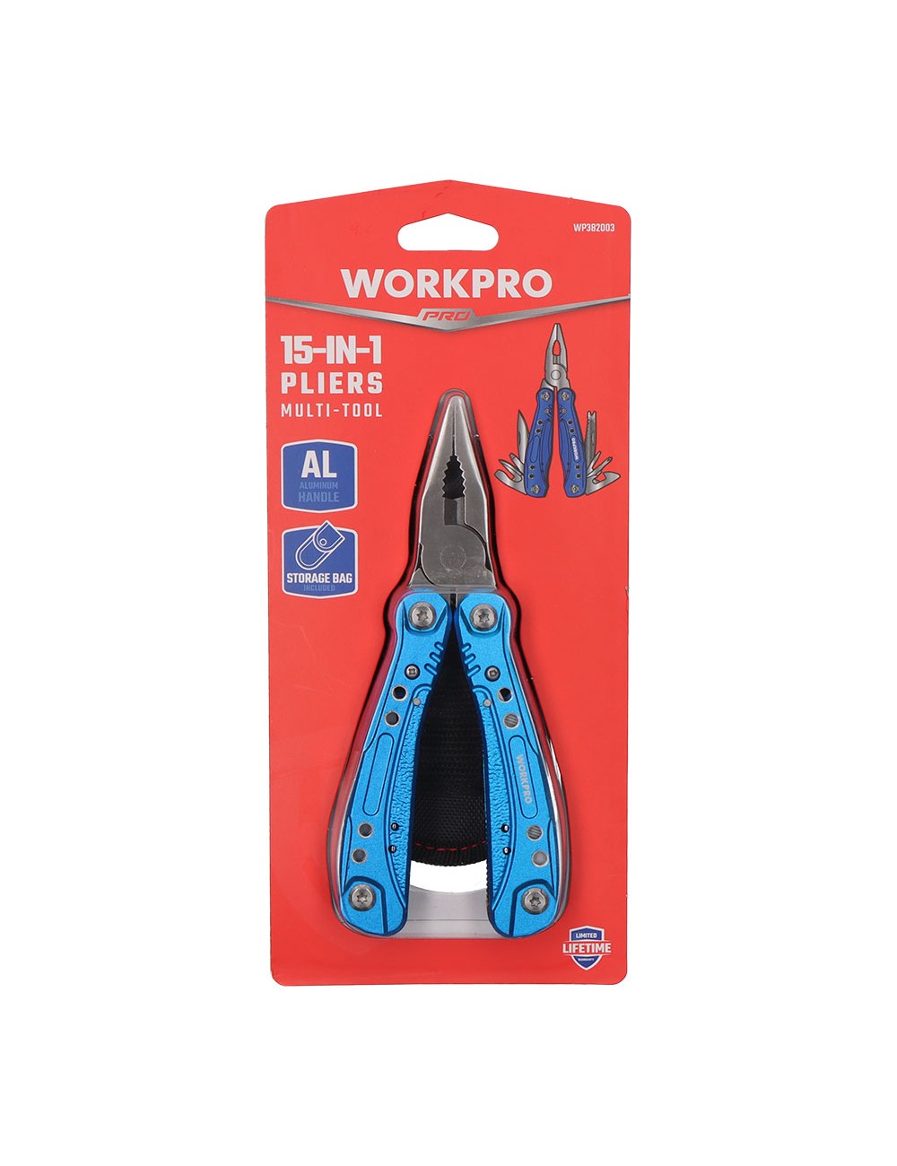 Multiherramienta azul 15 en 1