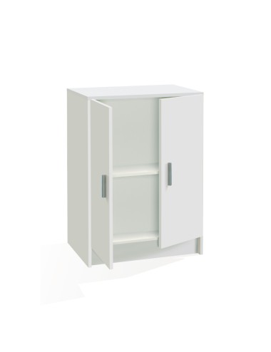 Armario multiusos 2 puertas blanco