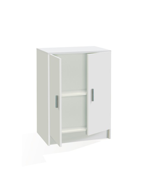 Armario multiusos 2 puertas blanco