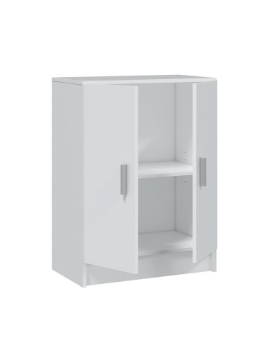 Armario multiusos 2 puertas blanco