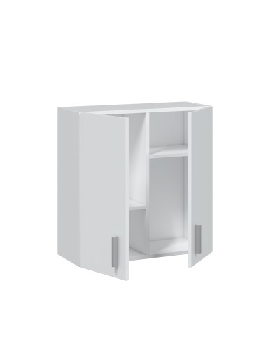 Armario multiusos para colgar 2 puertas blanco