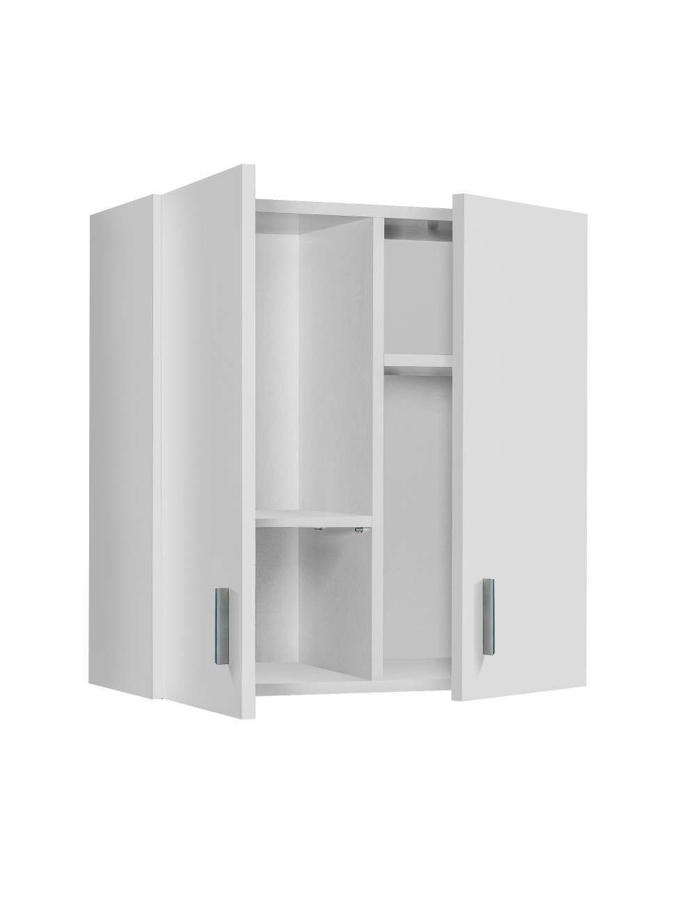 Armario multiusos para colgar 2 puertas blanco