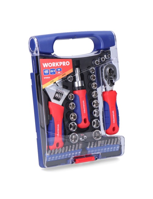 Conjunto de herramientas cortas de 46 piezas