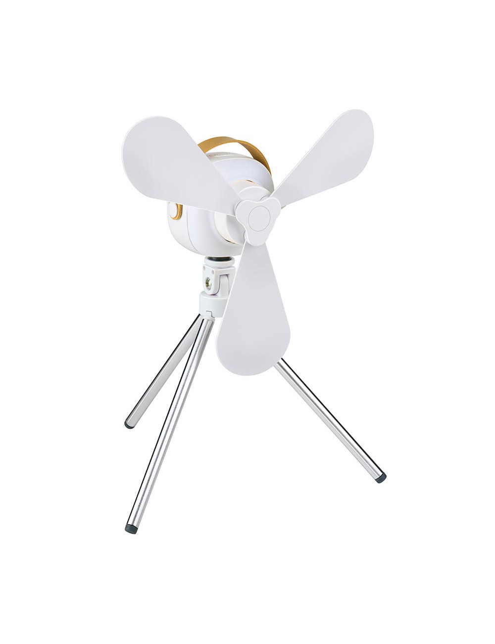 Ventilador portátil, recargable con usb, 3 aspas, 4 velocidades, con mando