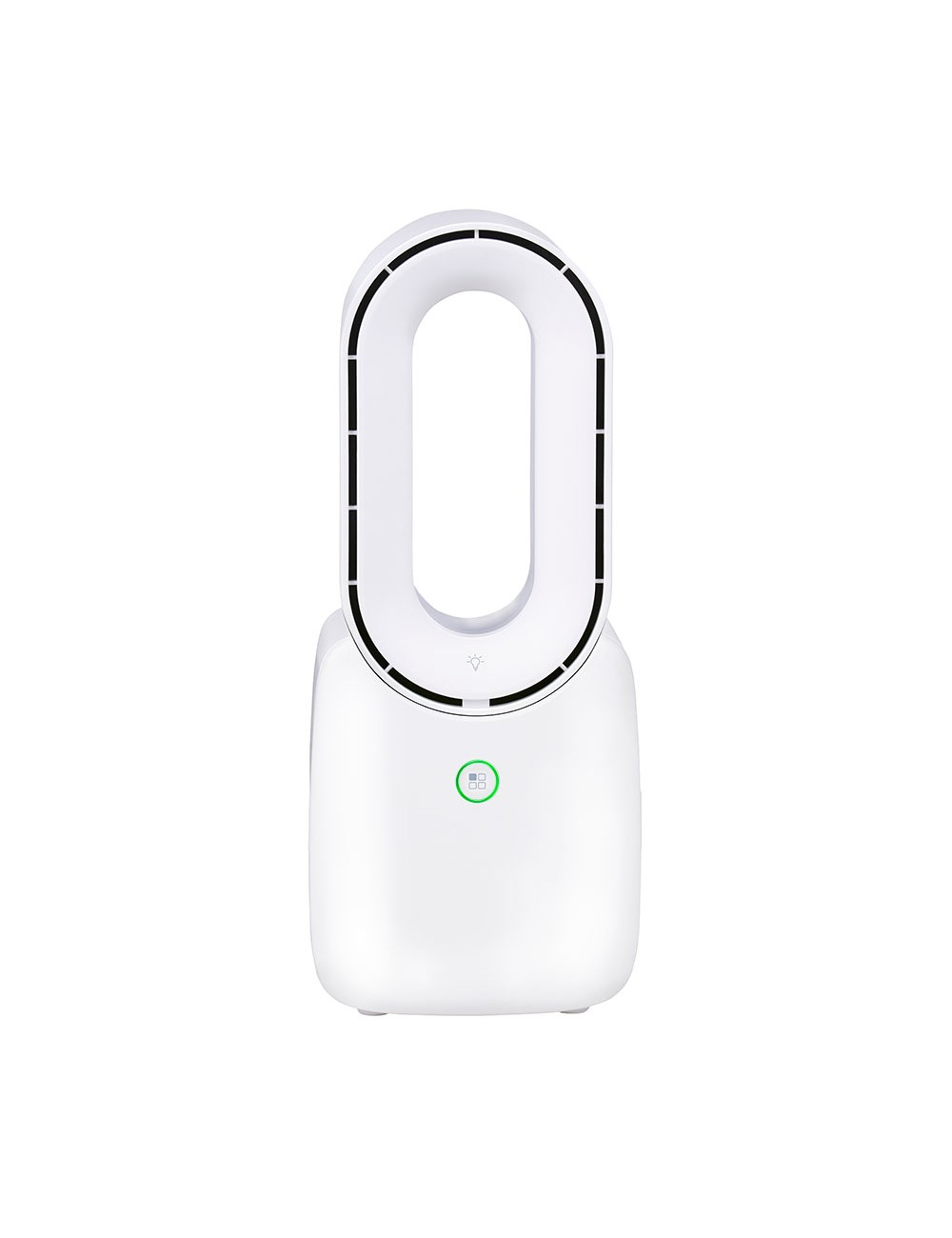 Ventilador de mesa sin aspas, recargable usb, 3 velocidades 12,4 x 9 x 30 cm