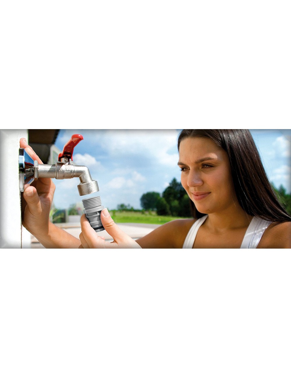 Conector roscado macho ideal 1"