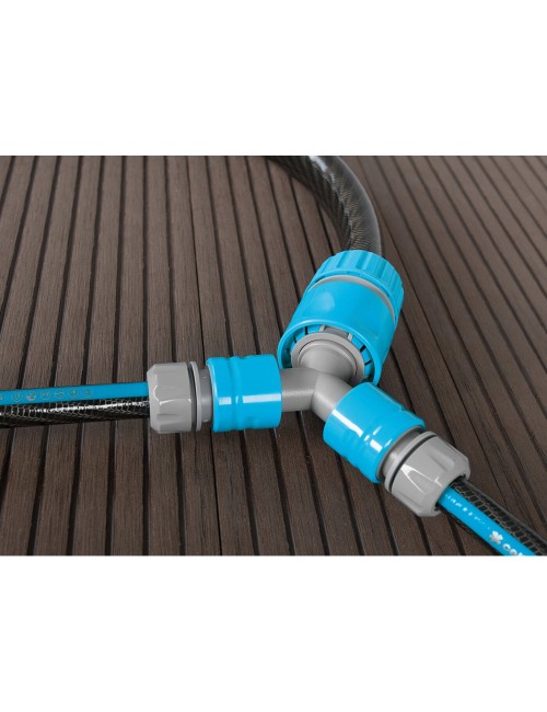 Conector de 3 vías con reductor ideal 1"