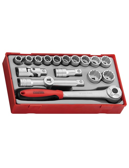 JUEGO DE VASOS 12 PUNTAS TT1218 TT1218