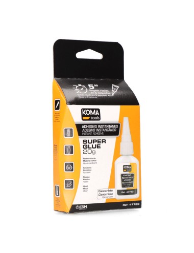 Adhesivo instantáneo de cianocrilato 20 g