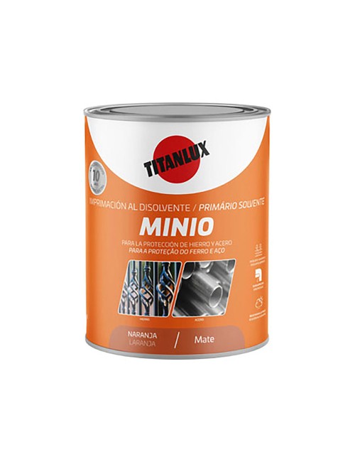 Imprimación sintética antioxidante minio naranja mate 250 ml