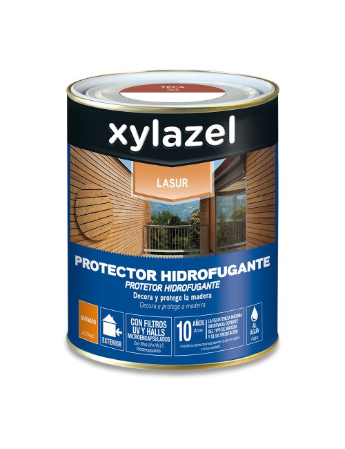 Lasur decorativo al agua teca satinado 750 ml