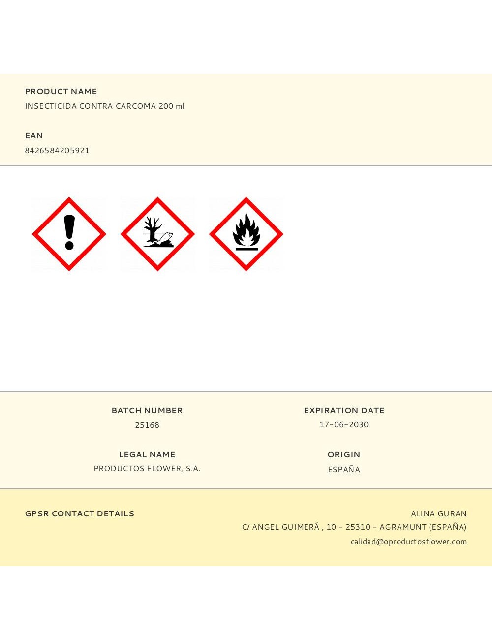 Insecticida contra carcoma 200 ml