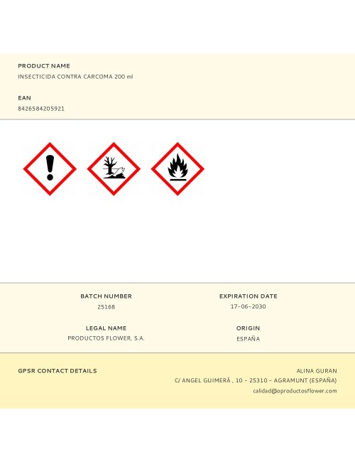 Insecticida contra carcoma 200 ml