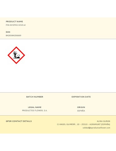 Fin avispas 1010 ml