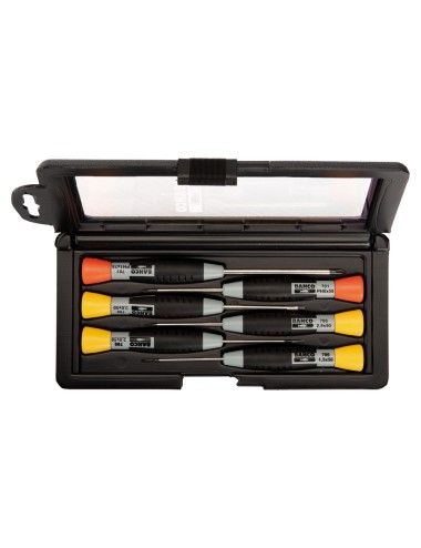 Destornilladores de precisión ranurados/phillips, 1,5-3 mm / ph0-ph1, 6 piezas