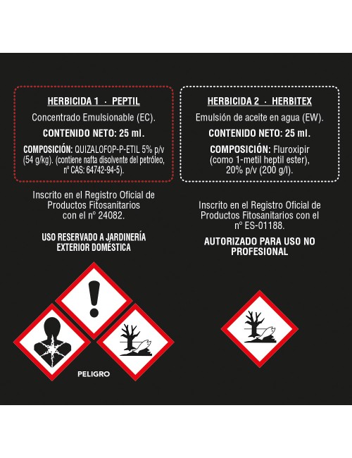 Herbicida total sistemico duopack 25 + 25 ml