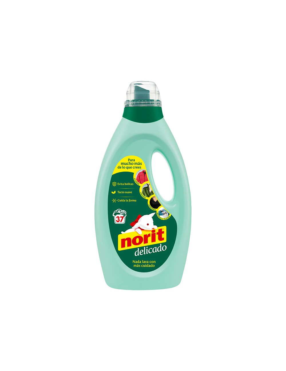 Detergente para ropa delicada 1125 ml 37 lavados