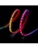 Tira led adhesiva 4,5 w/m 20 lm/w 24 v dc ip65, 5 m x 12 mm, rgb, multicolor, wifi tuya app