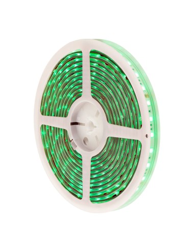 Tira led adhesiva 4,5 w/m 20 lm/w 24 v dc ip65, 5 m x 12 mm, rgb, multicolor, wifi tuya app