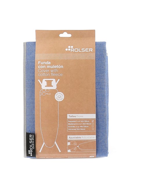 Funda color azul para tablas de planchar 120 x 42 cm